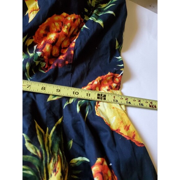 Grace Karin Women's Size S Pineapple Print Sleevless Back Zipper Dress - Picture 7 of 8